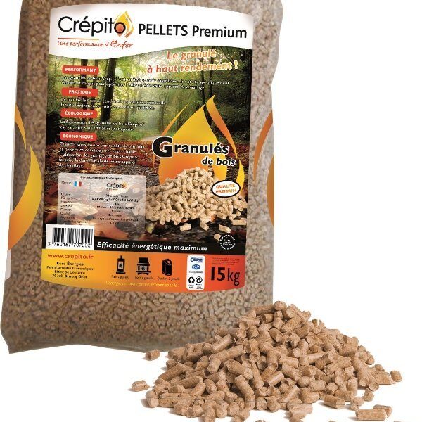 Pellets Premium Crépito DEDDY - Palé 72 Sacos 15 kg
