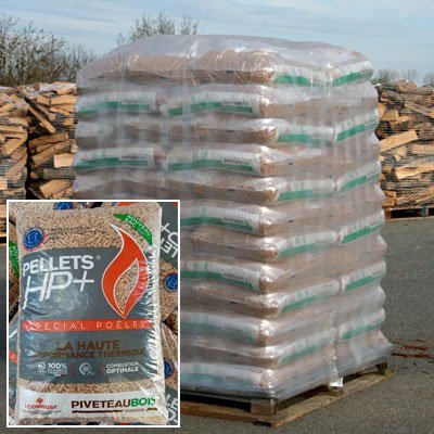 granules.jpg Pellets Piveteau Madera - Palé 72 Sacos 15 kg - Imagen 1