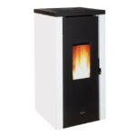 Estufa de Pellets Ferroli Atlas 9kW Blanca